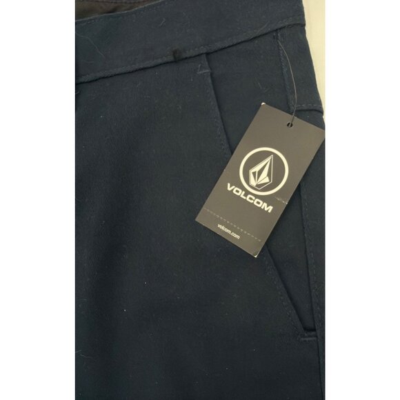Volcom Mens 31 Vmonty Stretch 22 Navy Shorts NWT Durable Comfortable - Picture 2 of 7